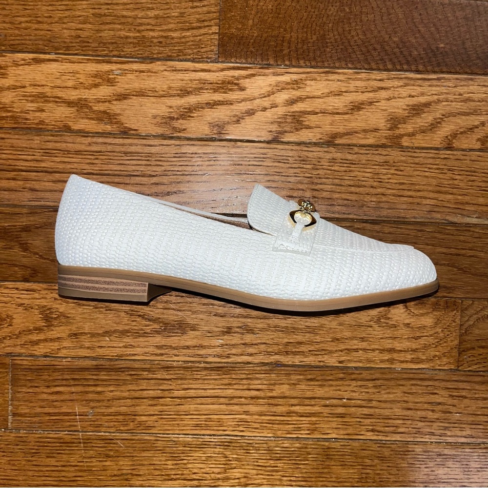 Naturalizer Mariana Chain Link Loafer All White With Gold Chain Women’s Size 9 - Picture 10 of 16